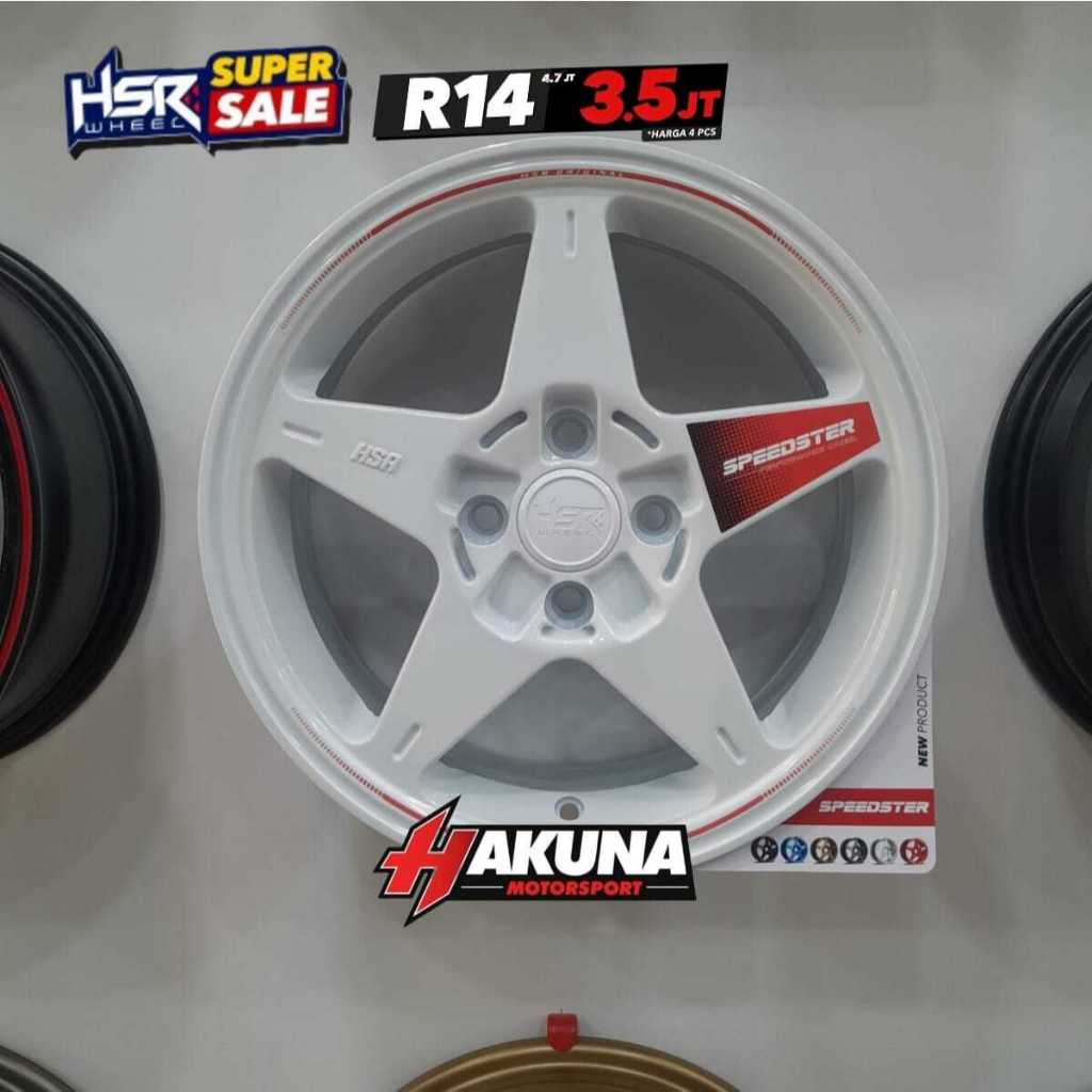 Velg Mobil Racing R14 Buat Picanto Wuling Air Ev Brio HSR Speedster