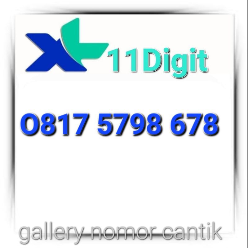 NOMOR XL 11DIGIT 678 - 11DIGIT 678