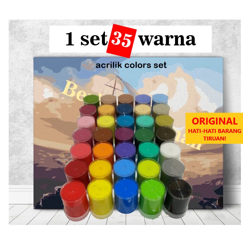 

Penawaran Terpopuler 1set 35warna acrilik colors