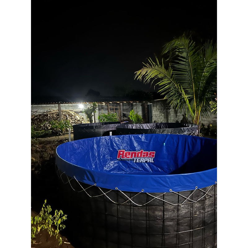 Kolam Terpal Bulat Fullset Orchid D5 T1.7 orchid (M6)