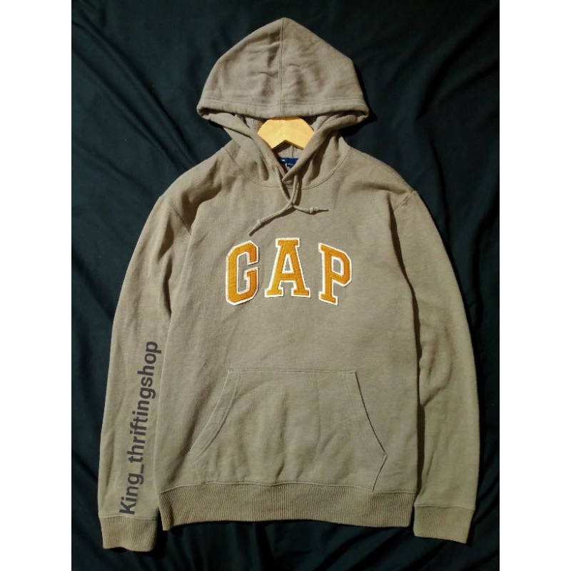 Hoodie GAP Coklat Original Second