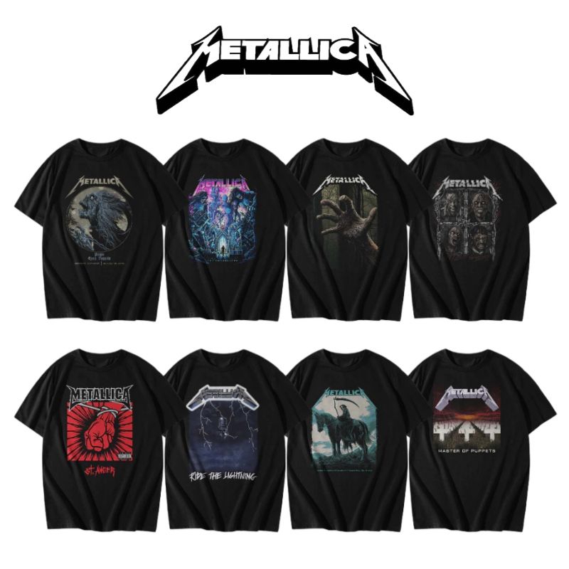 KAOS BAND LUAR METALLICA // TSHIRT BAND METALLICA // KAOS BAND BARAT