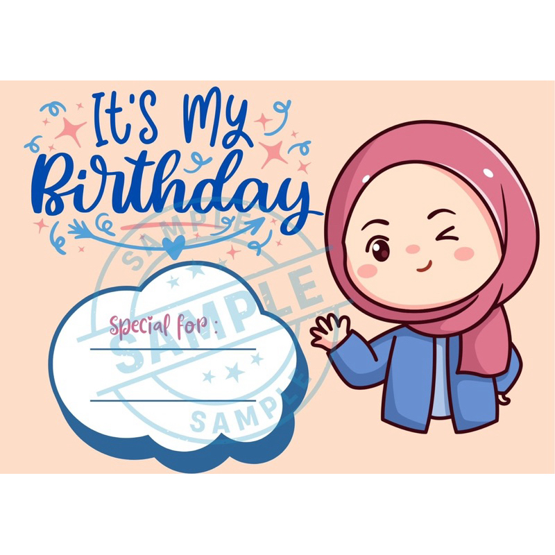 

Stiker Sticker Bingkisan Ulang Tahun size 10x6,7cm 21pcs