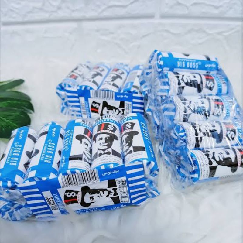 

Permen mint big boss 10 pcs / Permen pelega tenggorokan / Permen jadul big boss murah / Permen mint big boss jadul