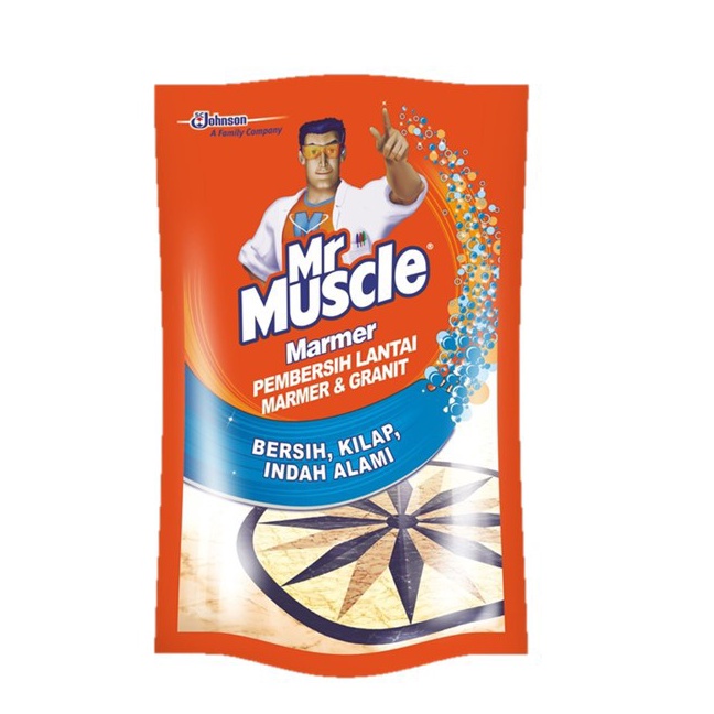 Mr Muscle Marmer Pembersih Lantai Marmer  Granit Pouch 72 ml