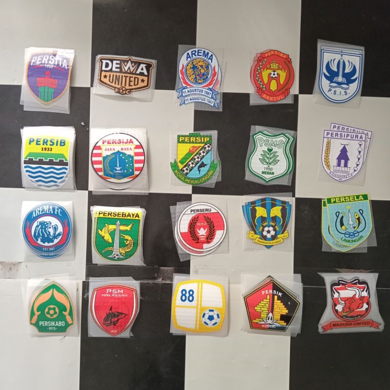 JEJA - PATCH LOGO CLUB LIGA 1 INDONESIA LOGO SETRIKA