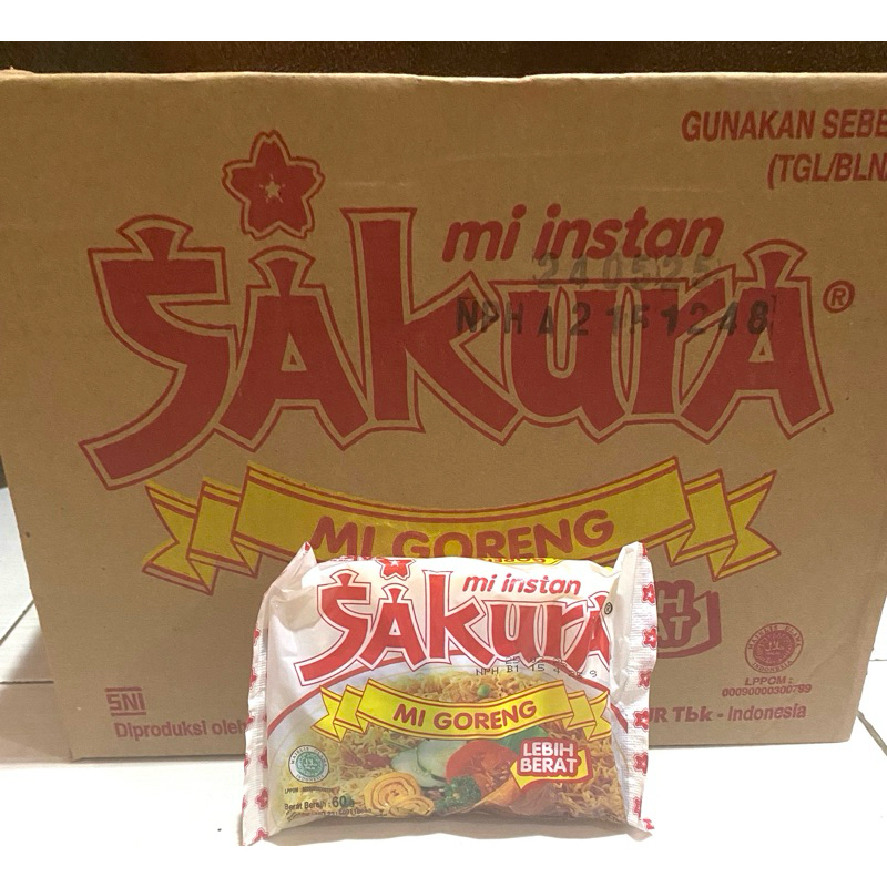 

Sakura Mi Instan Goreng Ukuran 60 Gr