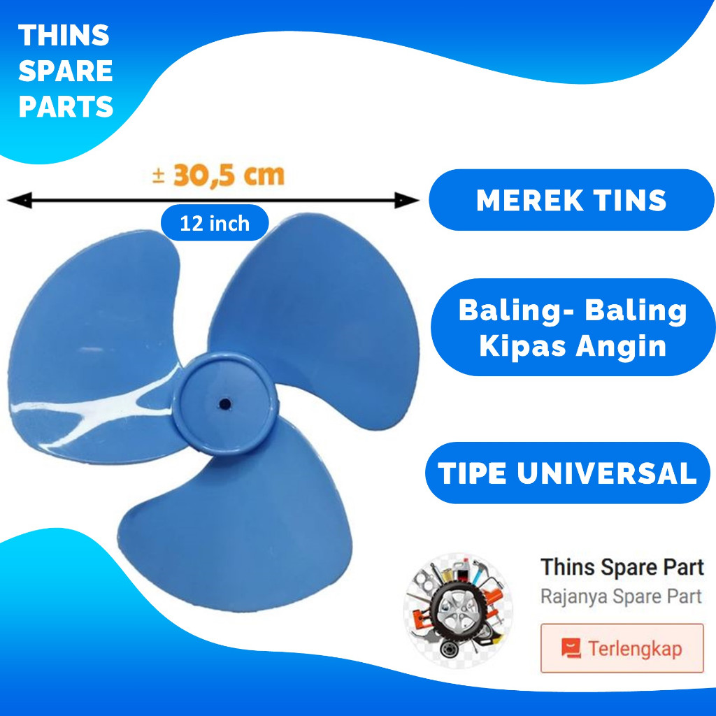 BALING BALING KIPAS ANGIN 12 INCH MULTI MEREK BALING BALING KIPAS ANGIN UNIVERSAL