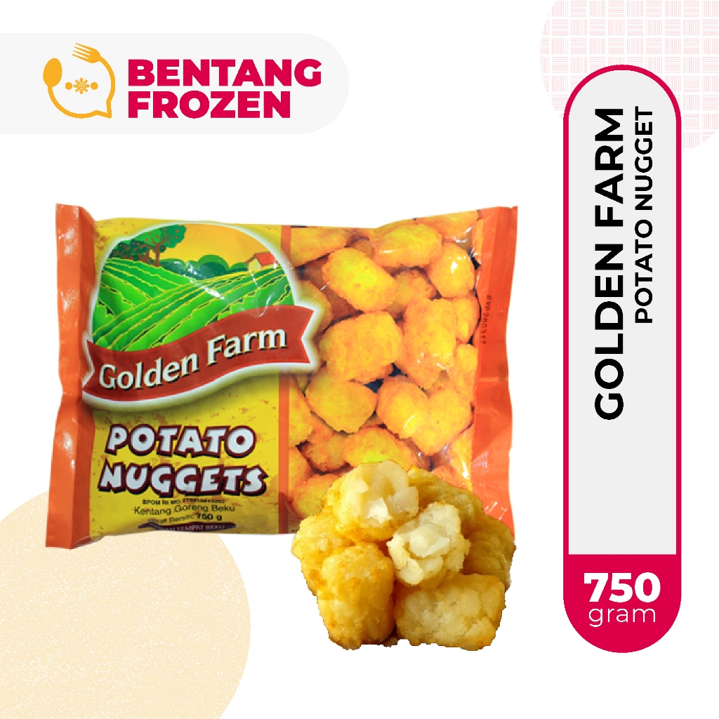 

Golden Farm Potato Nuggets 750gr / Kentang Nugget