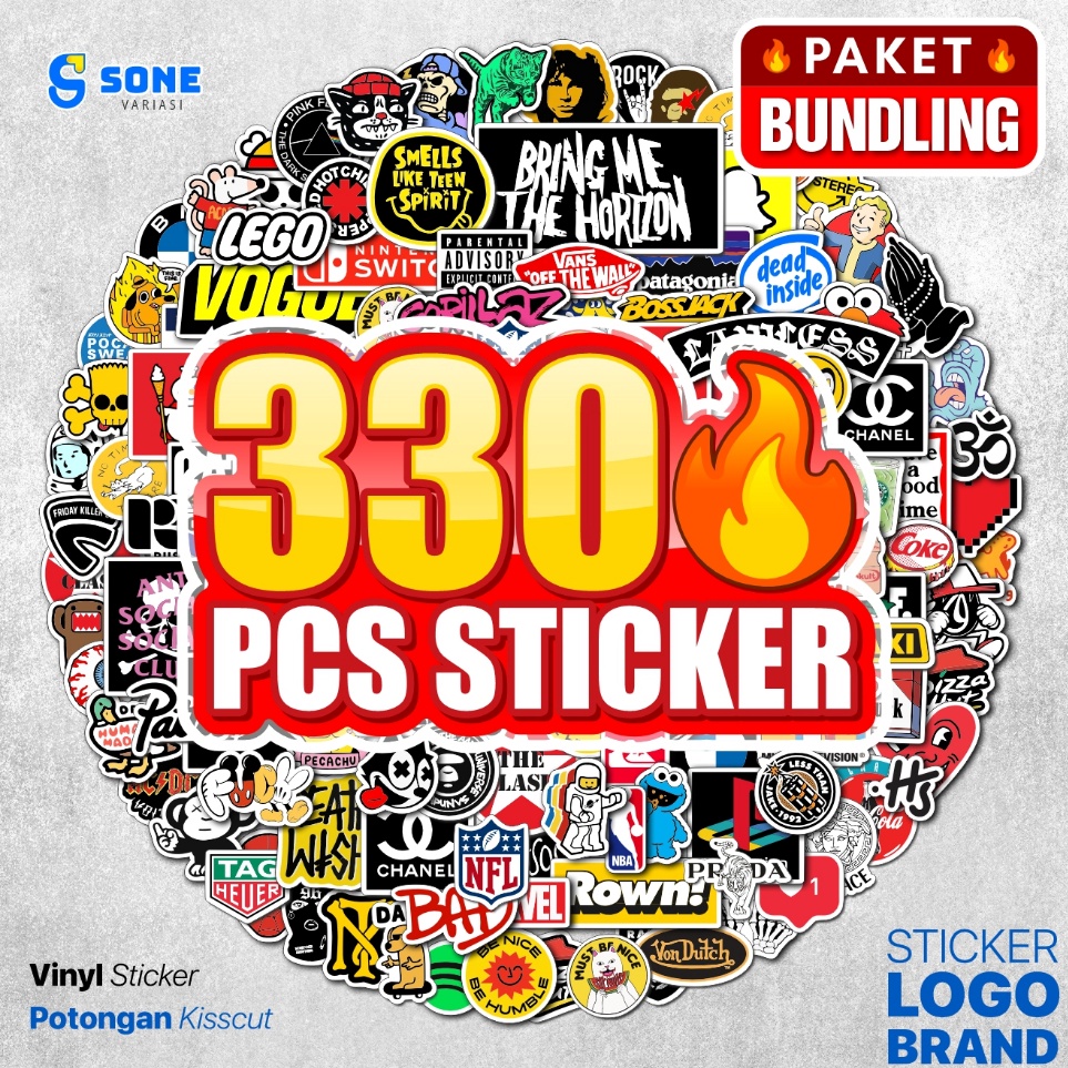 

KODE M83L Stiker Pack Hypebeast Aesthethic Vinyl Waterproof Sticker untuk Dekorasi Koper Laptop Casing Handphone