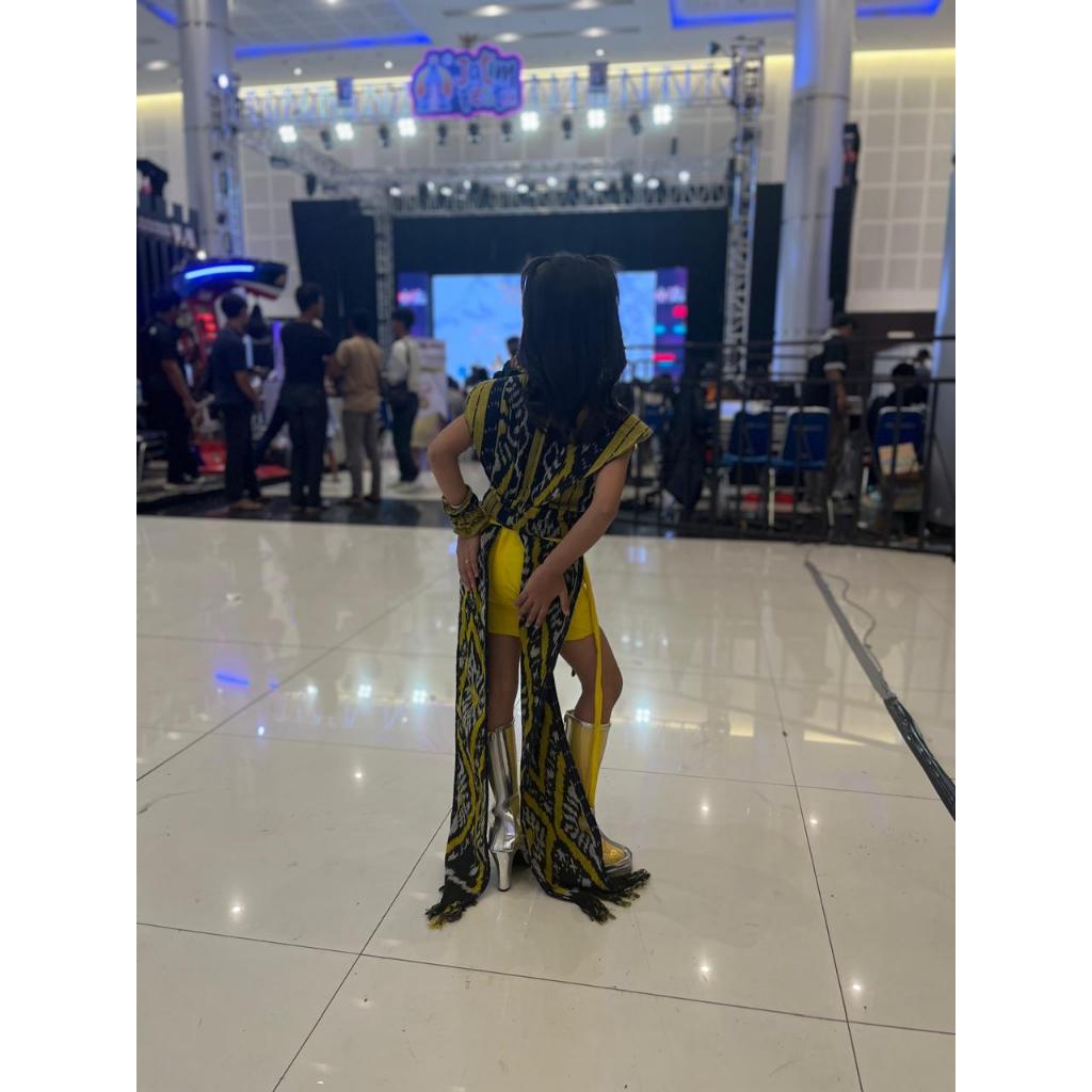 BAJU FASHION SHOW ANAK MURAH BATIK TENUN CASUAL PESTA