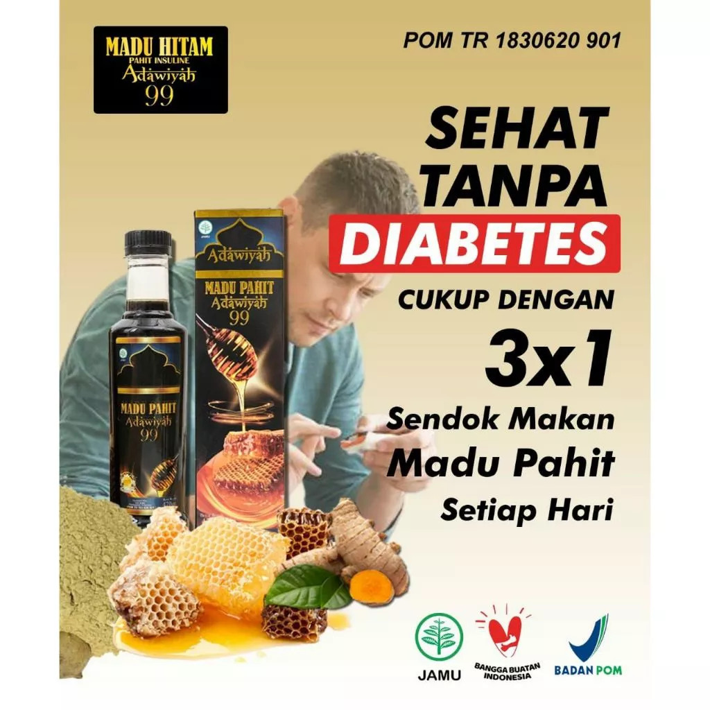 

Madu Pahit Adawiyah 99 Original | Madu Herbal Lambung | Obat Kolesterol Asam Urat | Obat Diabetes