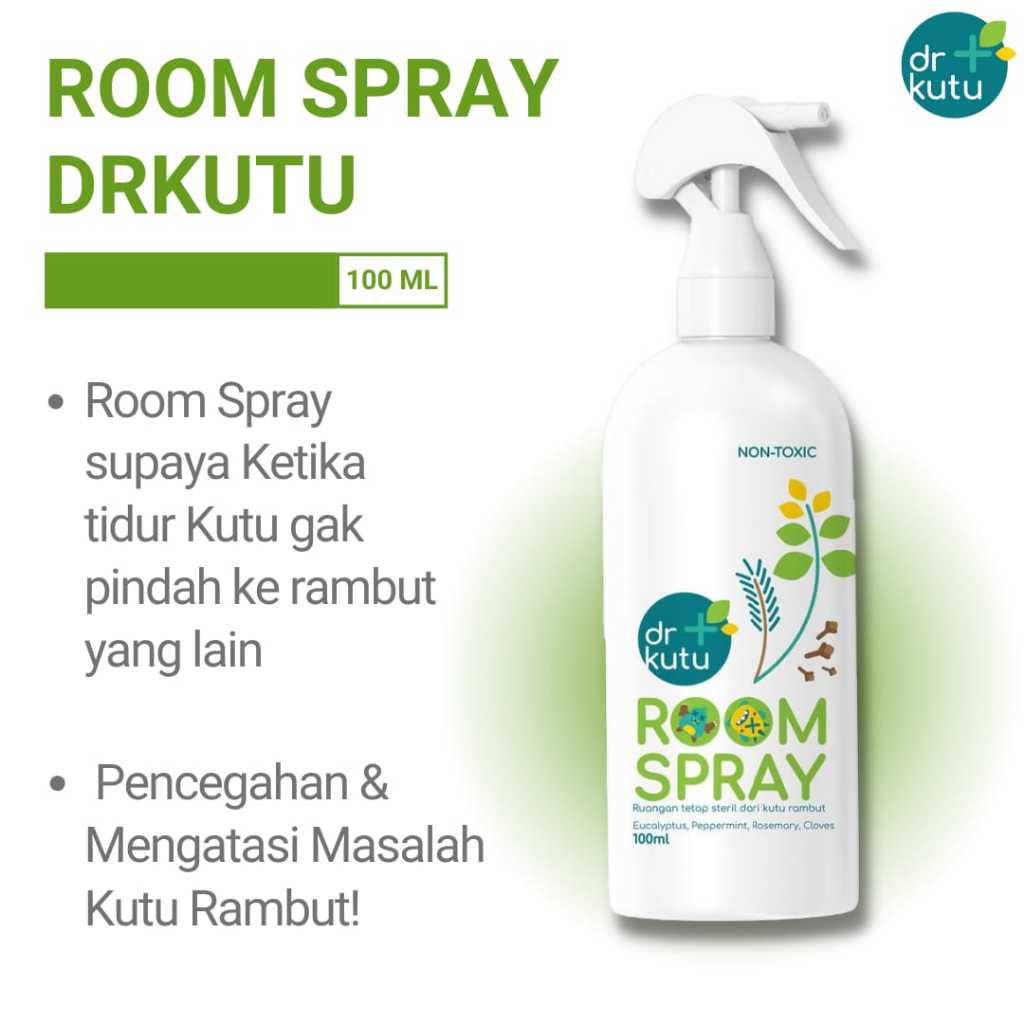 PALING AMPUH ROOM SPRAY Disinfektan Pembasmi Anti Kutu Rambut Di Kasur Drkutu