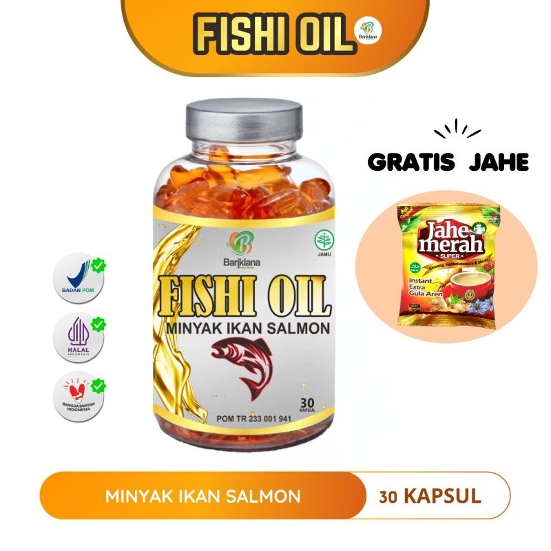 

MINYAK IKAN SALMON / isi 30 kapsul / menambah nafsu makan anak