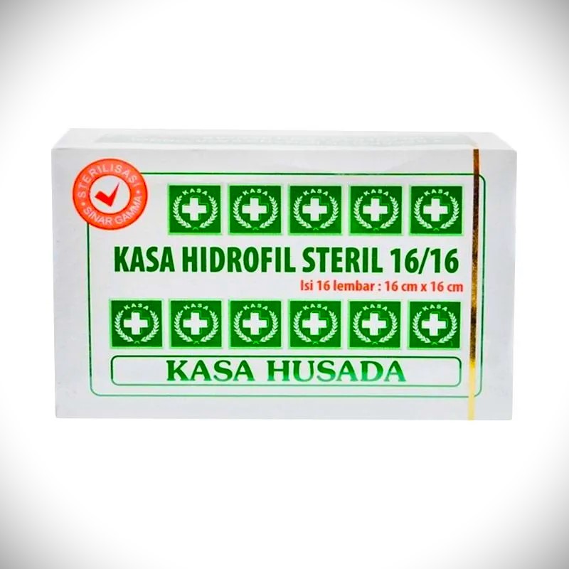KASA HUSADA STERIL 16/16 ( ISI 16 LEMBAR )