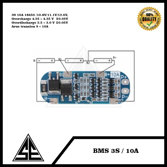 ARDUINO BMS 3S/10A
