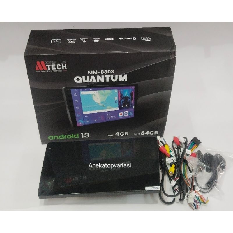 HEADUNIT ANDROID MTECH QUANTUM 4GB +64GB