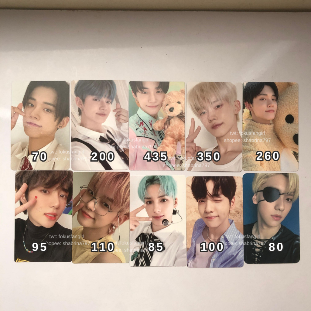 PC TXT Soobin Yeonjun Beomgyu Taehyun Huening Kai Hyuka Minisode R RPC Deco Kit Teddy SG21 SG23 BENE