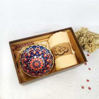 SOUVENIR PAKET HAMPERS BAYI SET MANGKOK + HANDUK AESTHETIC | SOUVENIR BABY BORN | SOUVENIR 7 BULANAN