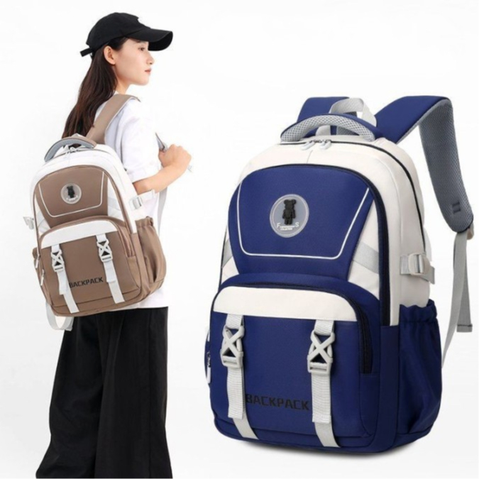 Tas Ransel Wanita Pria Laptop Besar Tailida Original Remaja Sekolah Kuliah Backpack Terbaru 3031