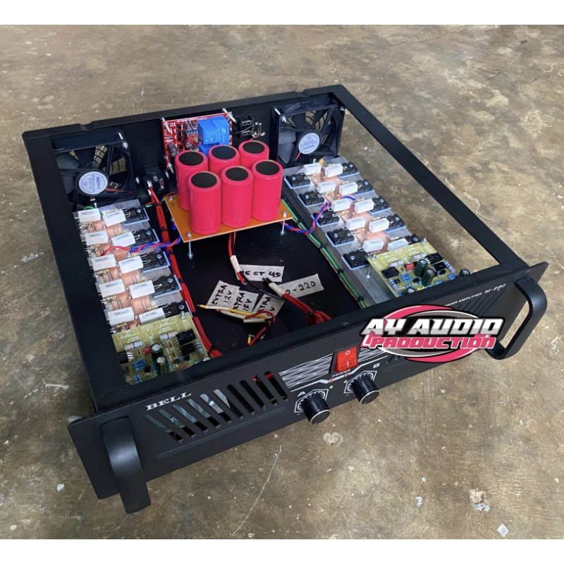 POWER AMPLIFIER RAKITAN 10A CT 45V (TANPA TRAFO) FREE PACKING KAYU