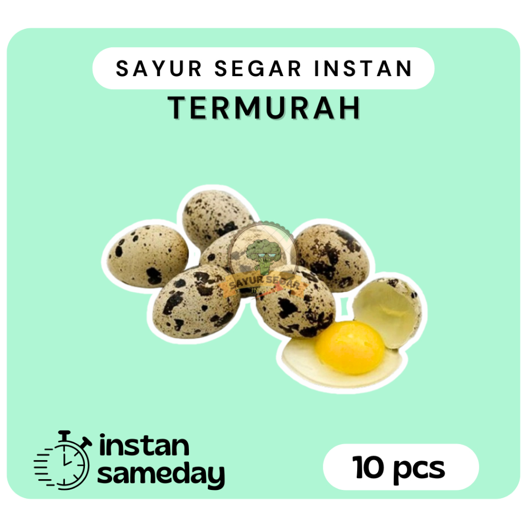 

Telur Puyuh 10 pcs / Pack