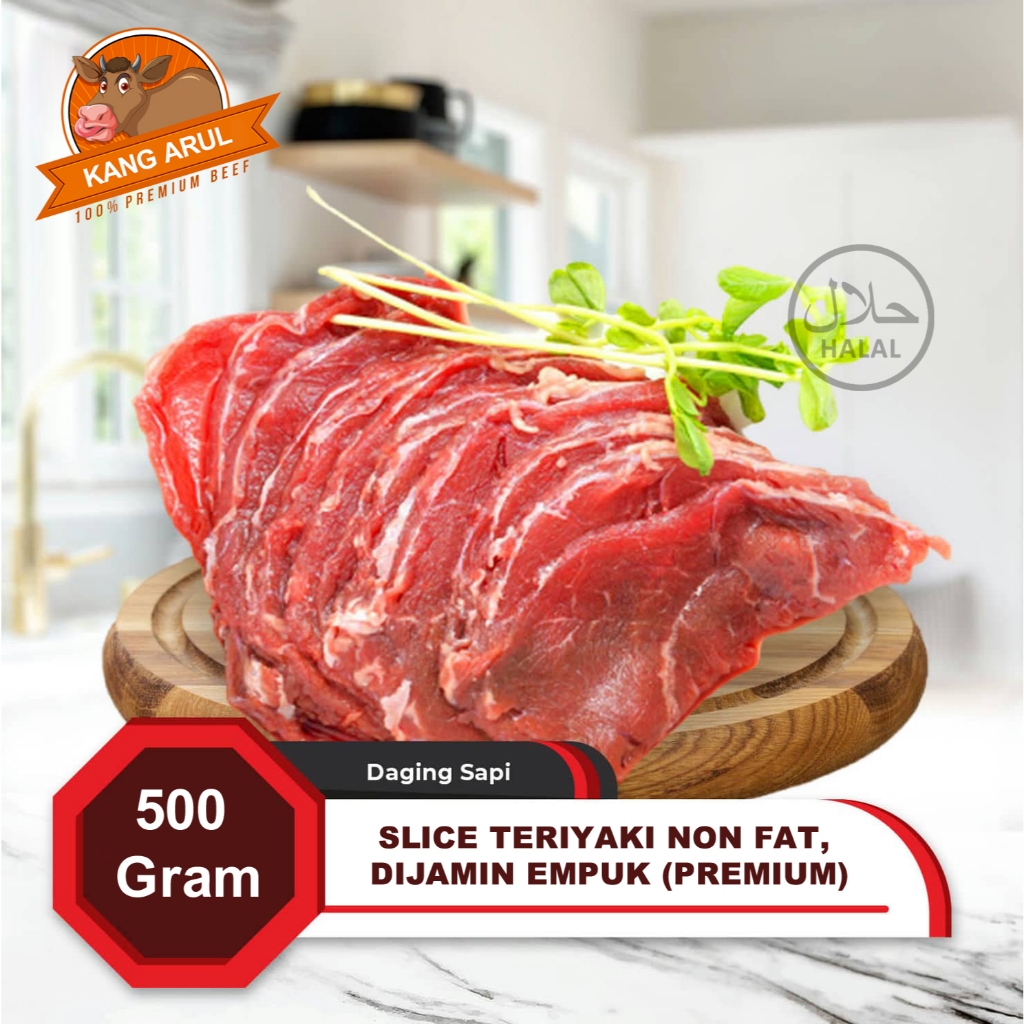 

Beef slice Teriyaki Australia, Daging slice Teriyaki AUS 500gr 100% HALAL