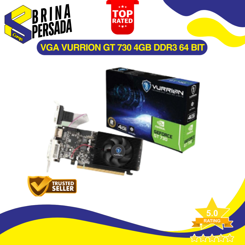 VGA VURRION GT 730 4GB DDR3 128 Bit GAMING VGA ORI