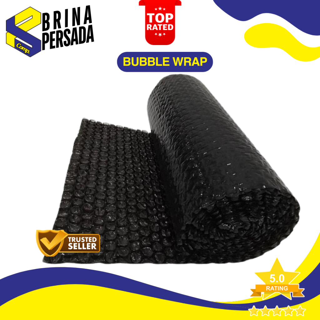 

BUBBLE WRAP ROLL METERAN (62,5 x 100 CM) BUBLE WRAP HITAM