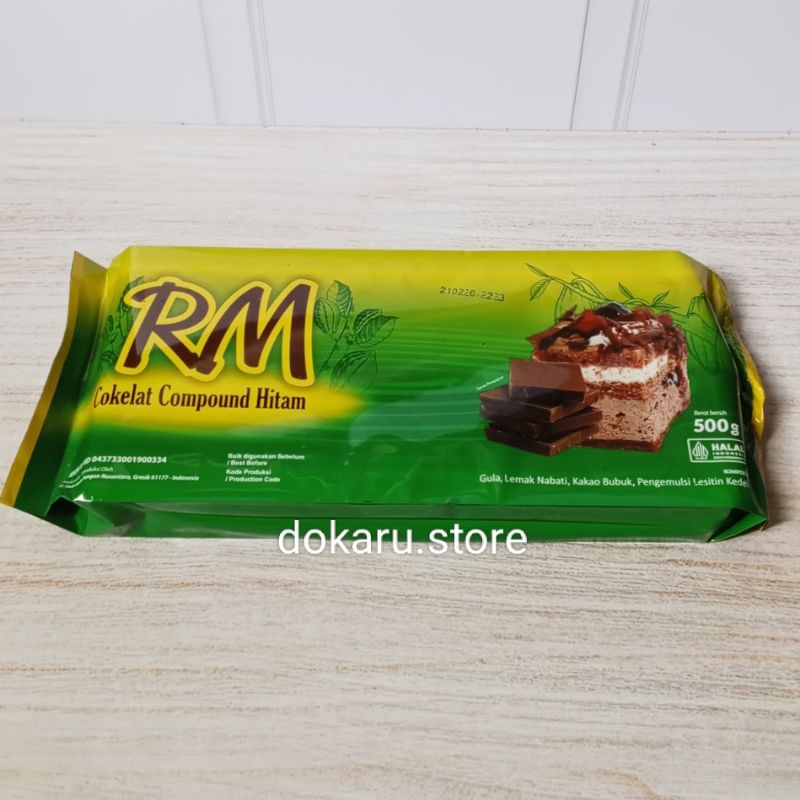 

Coklat Batangan RM 500gr Dark Compound Chocolate