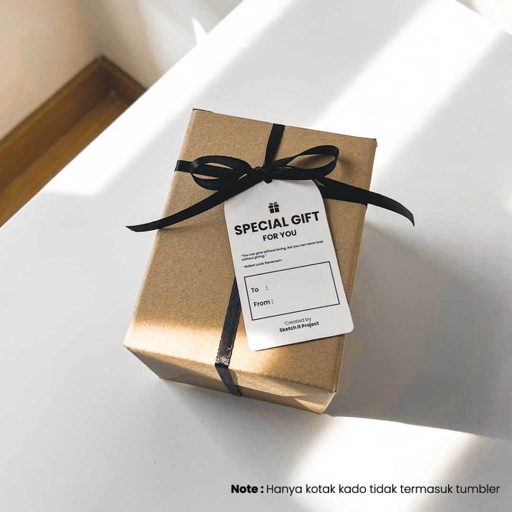 

Packaging Special Gift (Tidak Termasuk Tumbler) Kotak Hampers Kado - Small Size