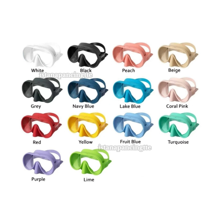 DIVE MASK ZEEPRO M1 FRAMELESS SINGLE LENS ANTI FROG FILM