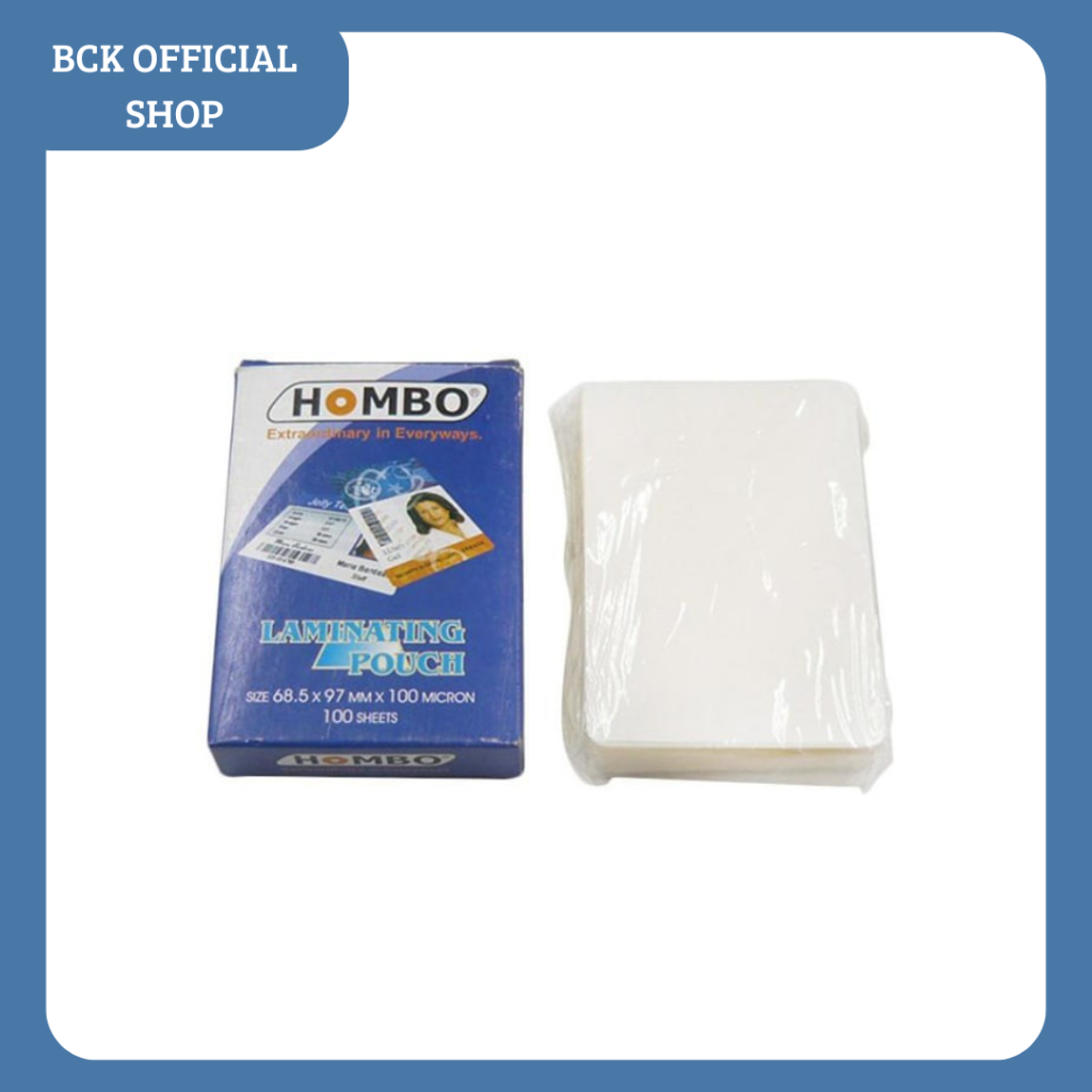 

Laminating Film Hombo Ukuran KTP (PACK)