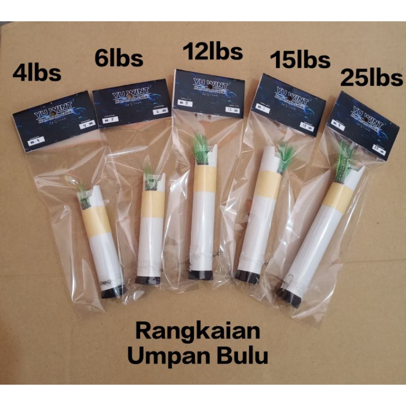 Sabiki - Umpan bulu bulu - Kontrekan - Umpan Bulu Sabiki isi 7 & 9