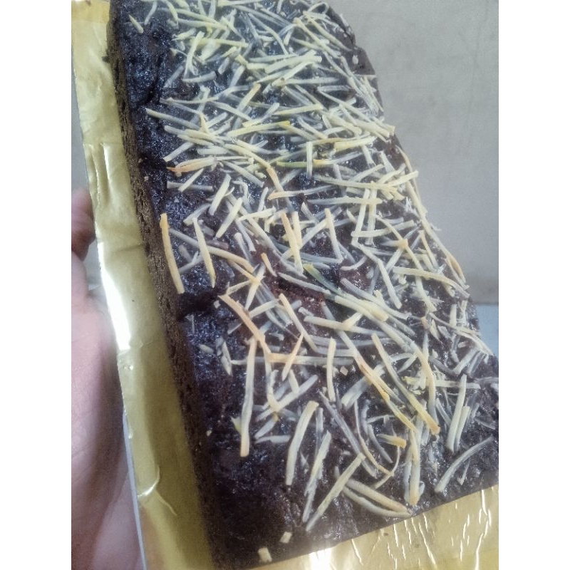 

brownies panggang keju full