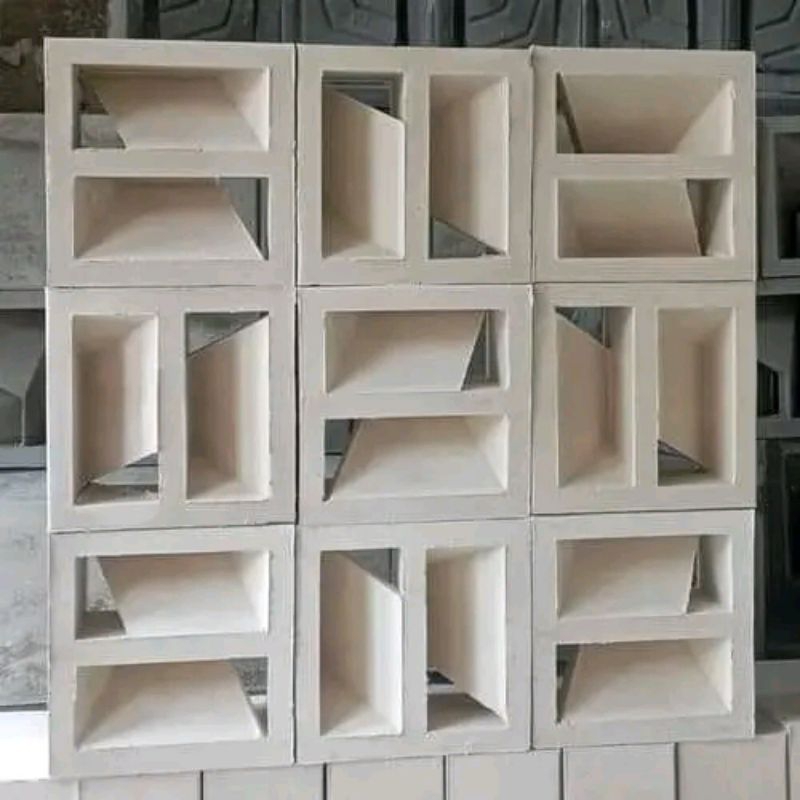 roster beton minimalis motip jendela - free ongkir