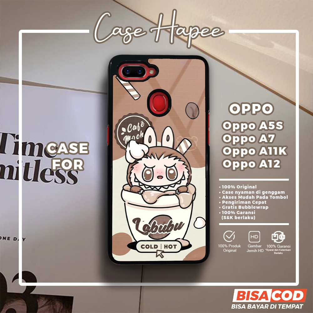 Case Oppo A5S A7 A11K A12 Casing Oppo A5S A7 A11K A12 [LBBU] Casehapee Case Glossy Case Aesthetic Cu
