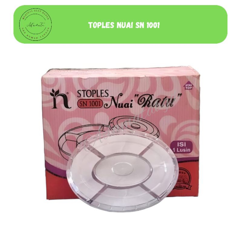 Toples Kue Kering Toples Sekat 5 Nuai Ratu SN1001