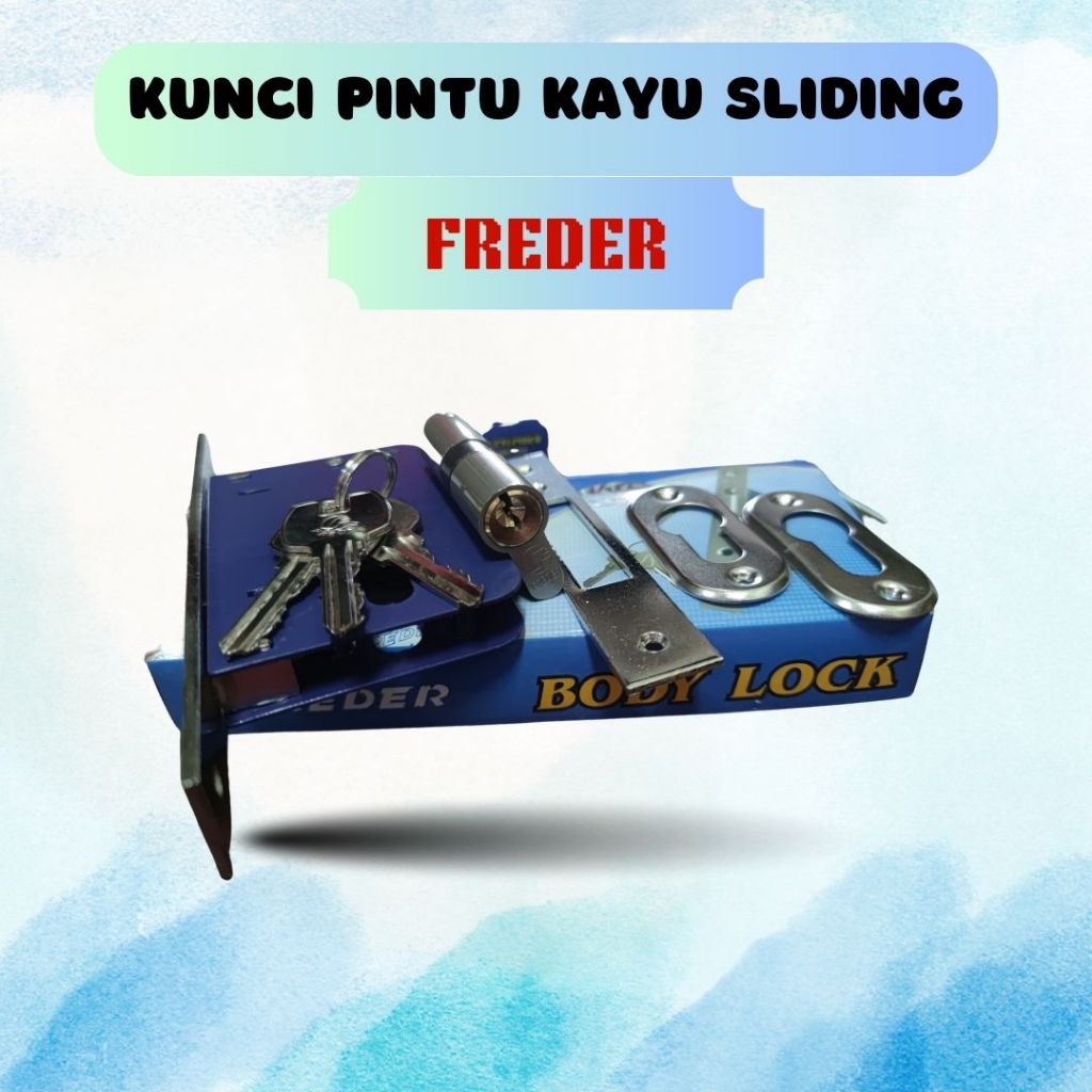 Freder Kunci Pintu Sliding Kayu Kunci Pintu Geser Kayu Model Mekar