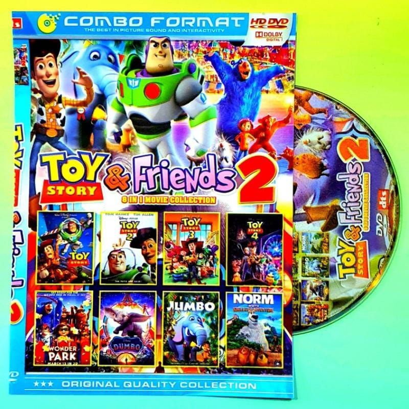 KASET FILM KOLEKSI ANIMASI KARTUN ANAK-ANAK TERPOPULER - FILM LORAX - FILM TOY STORY - FILM RANGO - 