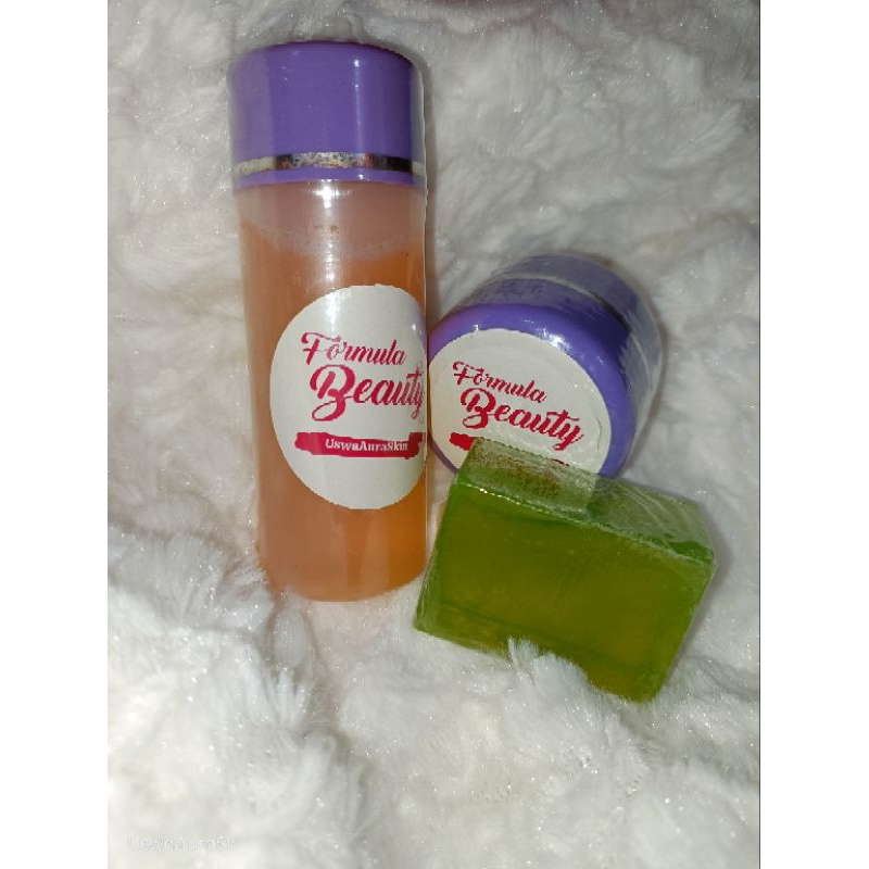(1PAKET NORMAL)FRESH FORMULA , ABU EXTRA WHITE BEAUTY KECANTIKAN SKINCARE