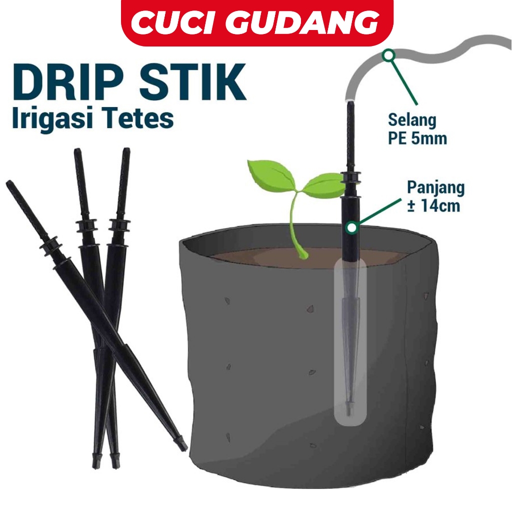 CUCI GUDANG Drip Stik Irigasi Tetes