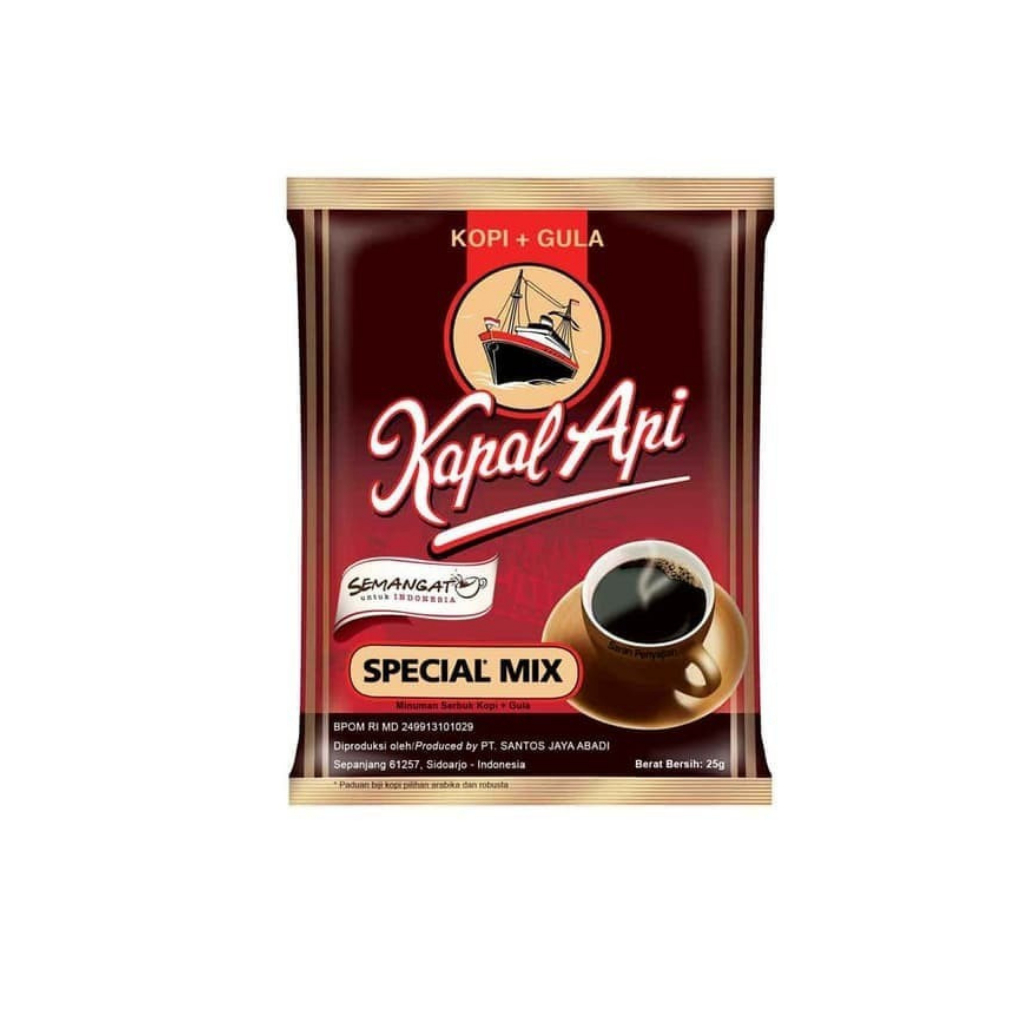 

Kopi Kapal Api Mix Kopi Hitam 1 Renceng 10 Sachet 23g | Maierastore