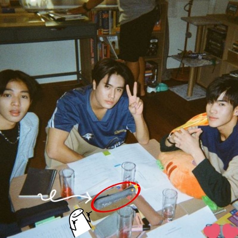 

[READY STOCK] Pencil case Kongthap Atom - Series My love mix up thailand