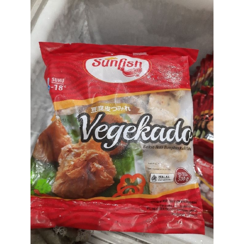 

SUNFISH>>VEGEKADO (500GRAM) BAKSO IKAN BUNGKUS KULIT TAHU