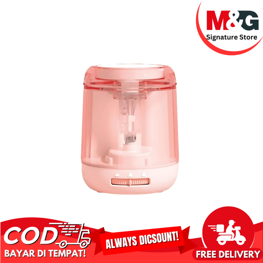 

Rautan Listrik M&G 3 Warna Electric Sharpener 3 Warna + Stiker Lucu #APS906J1