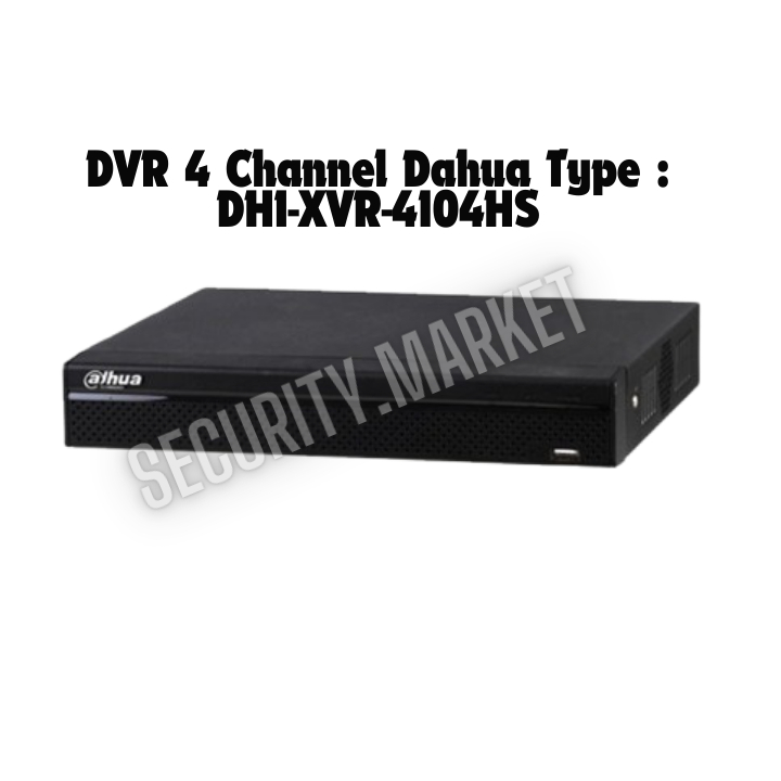 DHI-XVR-4104HS DVR 4 CHANNEL DAHUA