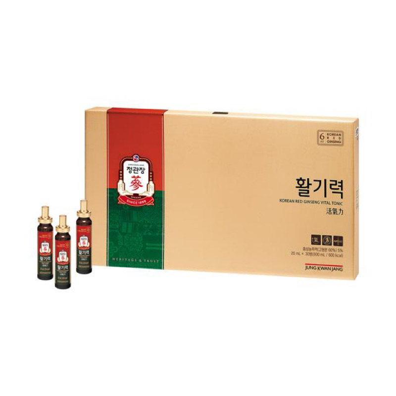 

Jung Kwan Jang Korean Red Ginseng Vital Tonic 20 ml x 30 bottles