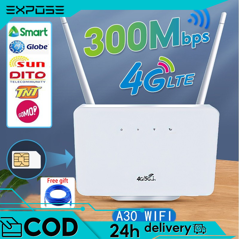 Expose 300Mbps 5G Router Multi-Mode Wi-Fi Dual Band Router N Speed Router with SIM card slot and LAN