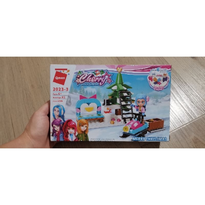 Mainan anak lego Qman 156pcs / mainan anak lego / lego anak / lego princess / mainan anak perempuan 